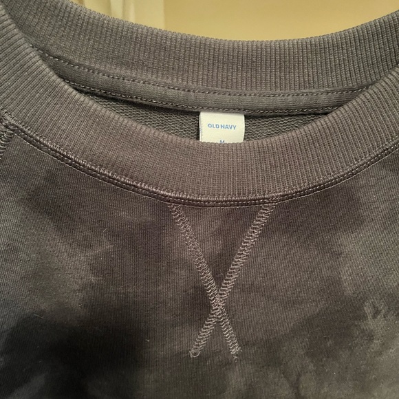 Old Navy Charcoal Tie Dye Sweatshirt Dress - Picture 3 of 4